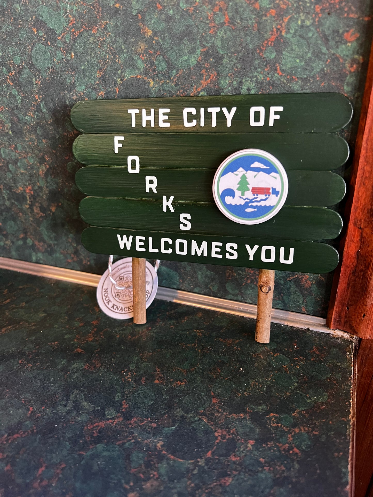 City of Forks Hand Crafted Replica Sign