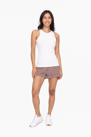 Essential Micro-Ribbed Athleisure Tank Top