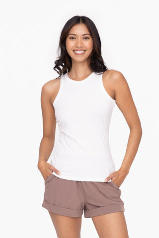 Essential Micro-Ribbed Athleisure Tank Top