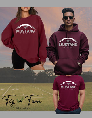 Perryville Mustang Football Design (Adult + Youth)