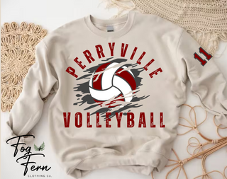 Perryville Volleyball Team Sport Painted Design(Adult + Youth)