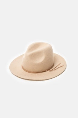 Ivory Wide Brim Hat