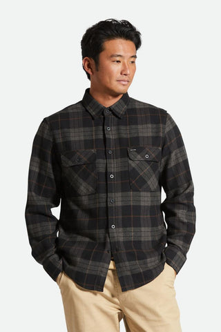 Brixton Bowery Flannel -Black/White