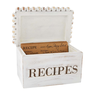Beaded Recipe Box Set- Mudpie