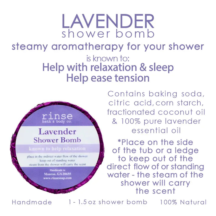 Rinse Shower Bomb - Lavender