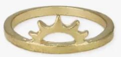 Metal Symbol Charm Ring