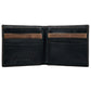 Hooey Classic Smooth Black Bifold Wallet