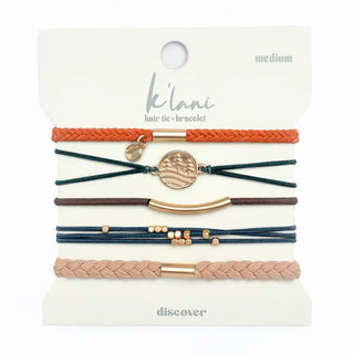 Discover Hair Tie Bracelet Set