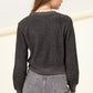 Settle Down Cropped Pullover