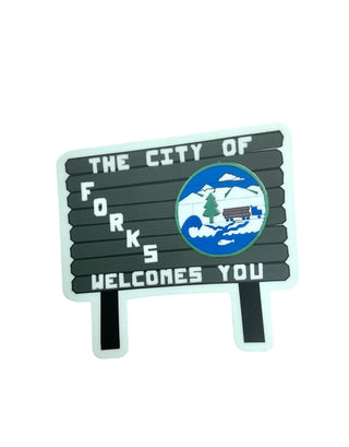 City of Forks, Washington Welcome Sign Sticker