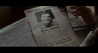 Riley Biers Missing Persons Flyer + Charlie Swans Notes