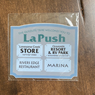 La Push, Washington Welcome Sign Sticker