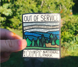 Out of Service Sticker
