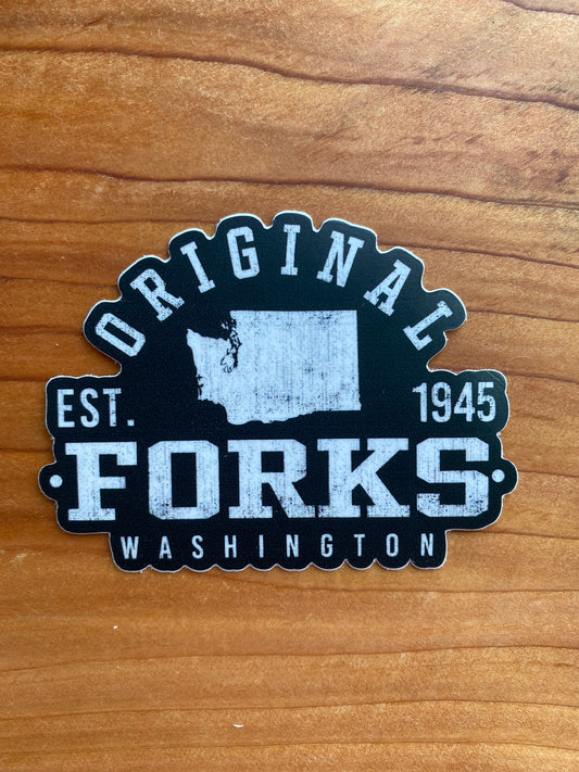 Original Forks WA Sticker Large
