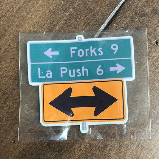 Forks/La Push Sticker Large