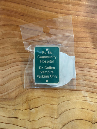 Dr. Cullen Parking Space Pin