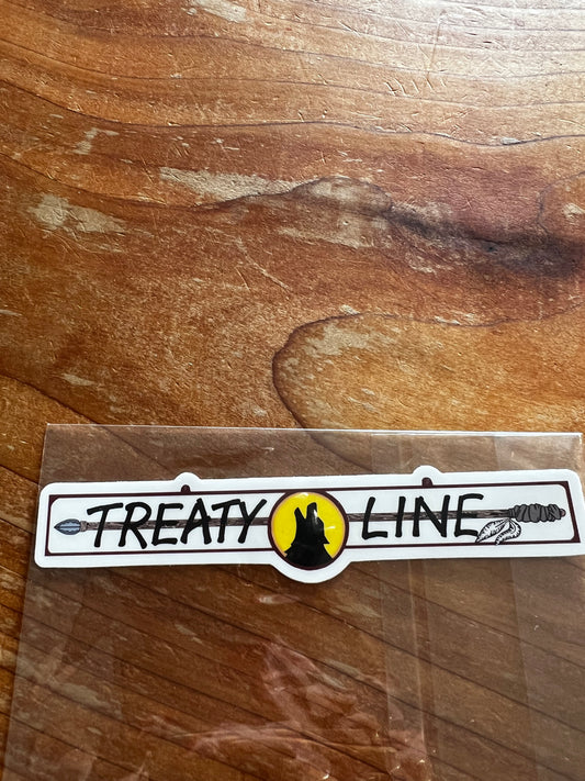 Treaty Line Sticker