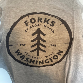 TREE RINGS FORKS, WA | PACIFIC NORTHWEST | UNISEX TEE-SHIRT