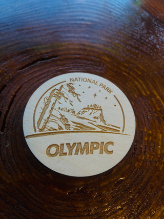 Olympic National Park Circle Magnet